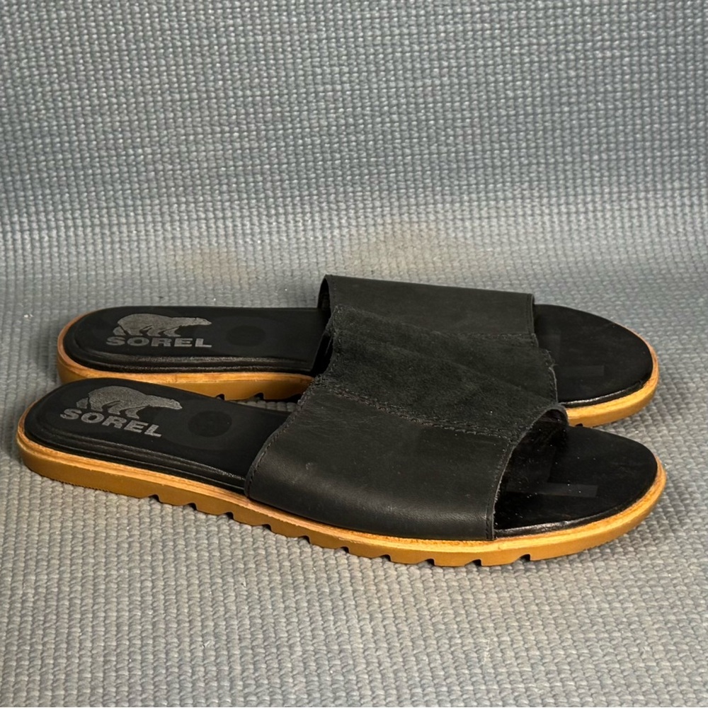 Sorel Black Sandals Comfortable and Chic